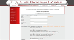 Desktop Screenshot of contact.eis-informatique.com