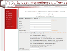 Tablet Screenshot of contact.eis-informatique.com